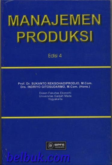 Manajemen Produksi (edisi 4)