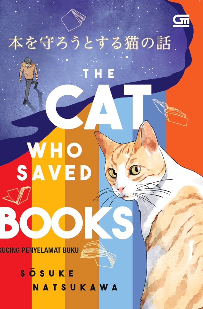 Kucing penyelamat buku