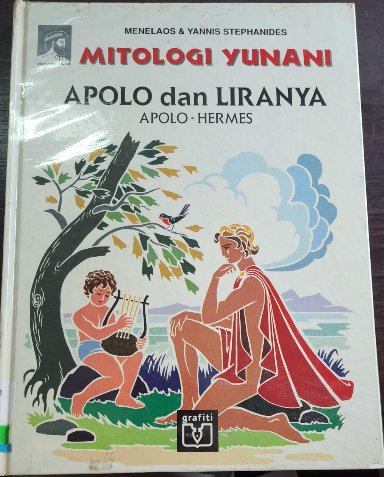 Mitologi yunani :  Apolo dan liranya 'apolo-hermes' seri A no 3