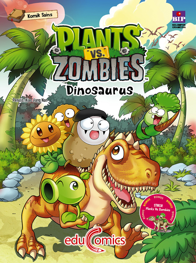 Komik sains plants vs zombies :  dinosaurus