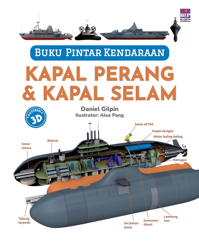 Buku pintar kendaraan :  kapal perang & kapal selam