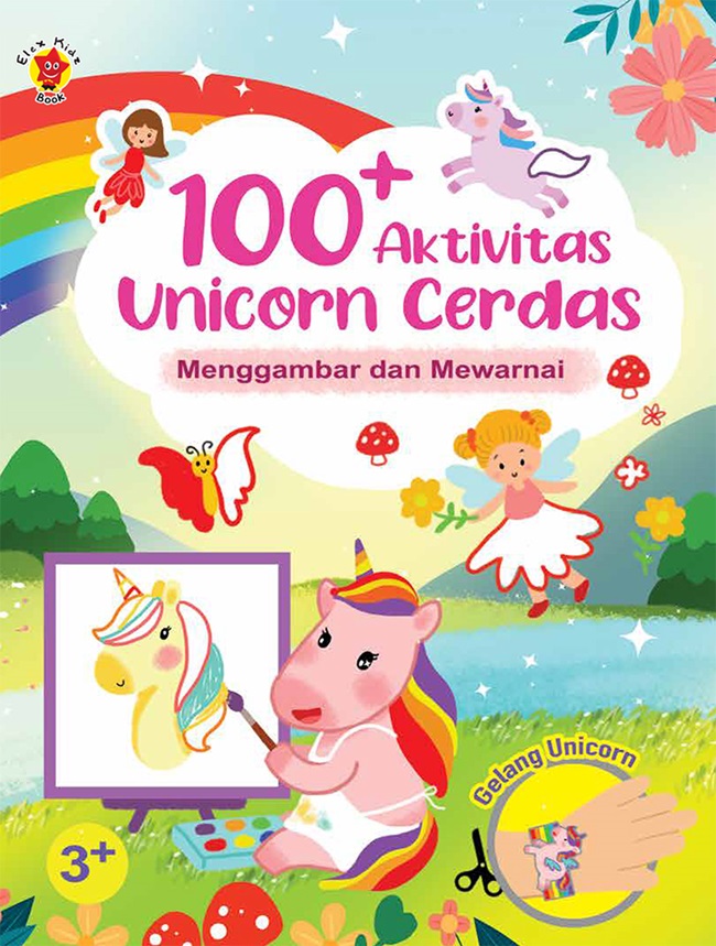 100+ aktivitas unicorn cerdas :  menggambar dan mewarnai