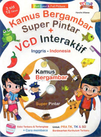 Kamus Bergambar Super Pintar + VCD Interaktif :  Inggris - Indonesia