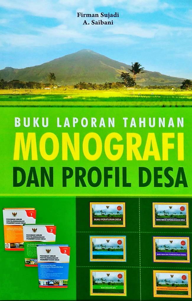 Buku laporan tahunan profil desa dan monografi desa
