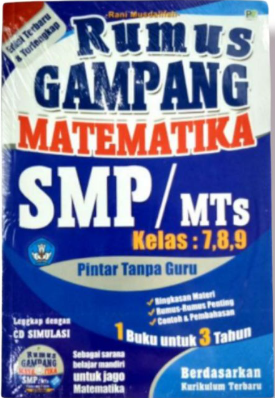 Rumus gampang Matematika SMP/MTS kelas 7,8,9