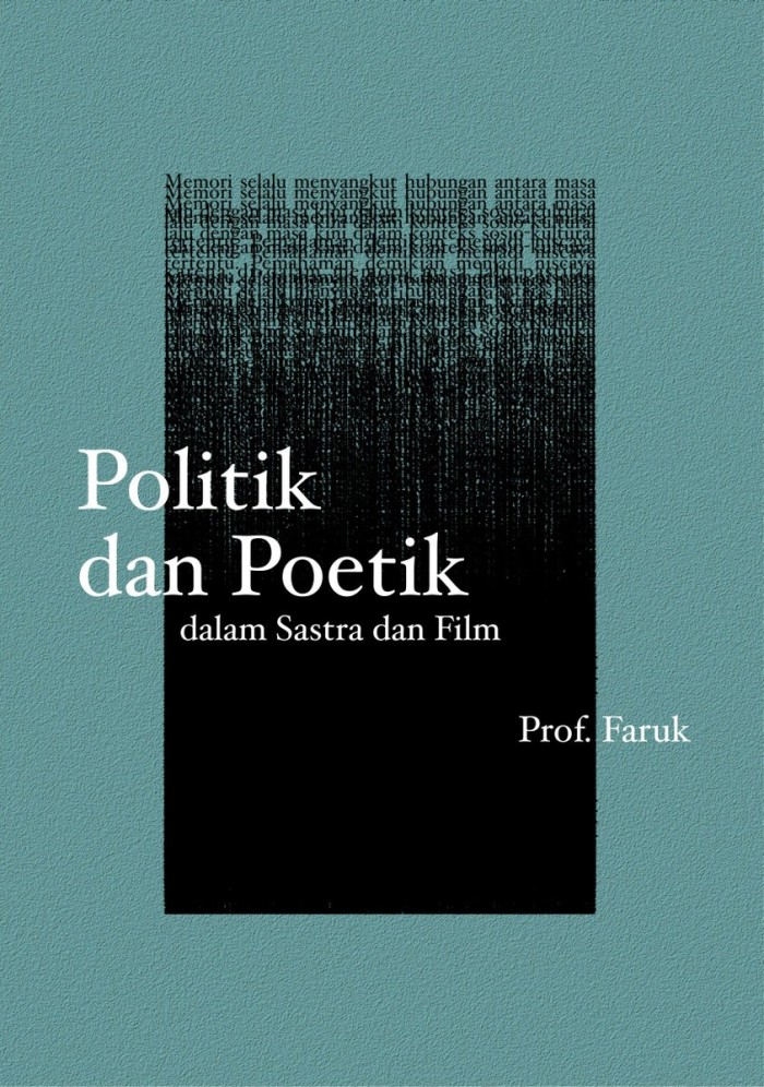 Politik dan poetik dalam sastra dan film :  sejumlah esai