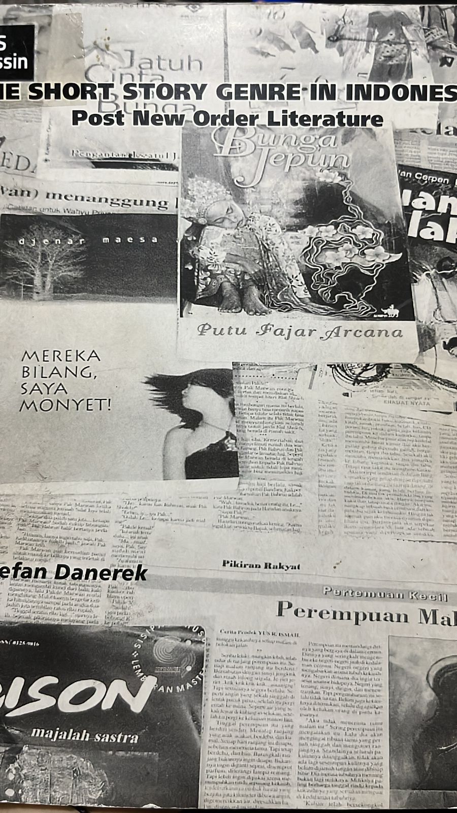 The short story genre in indonesia :  Post new order literature