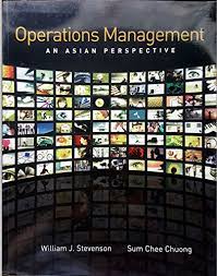 Operation management :  an Asian perspective