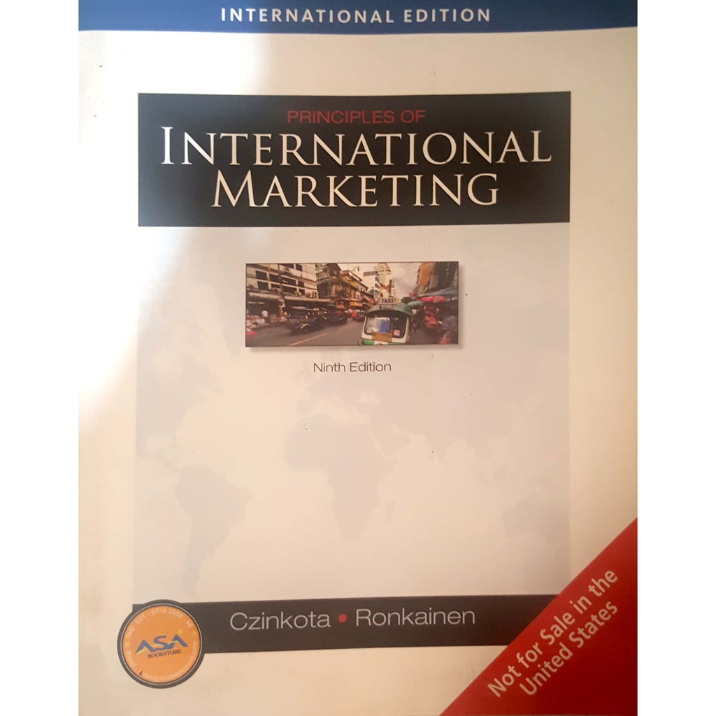 Principles of international marketing :  (Ninth Edition)