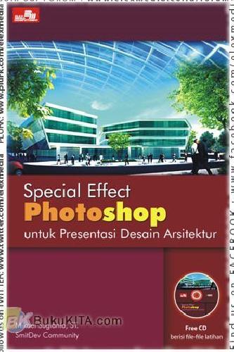 Special effect photoshop untuk presentasi desain arsitektur