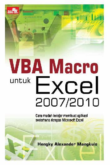 VBA macro untuk excel 2007/ 2010