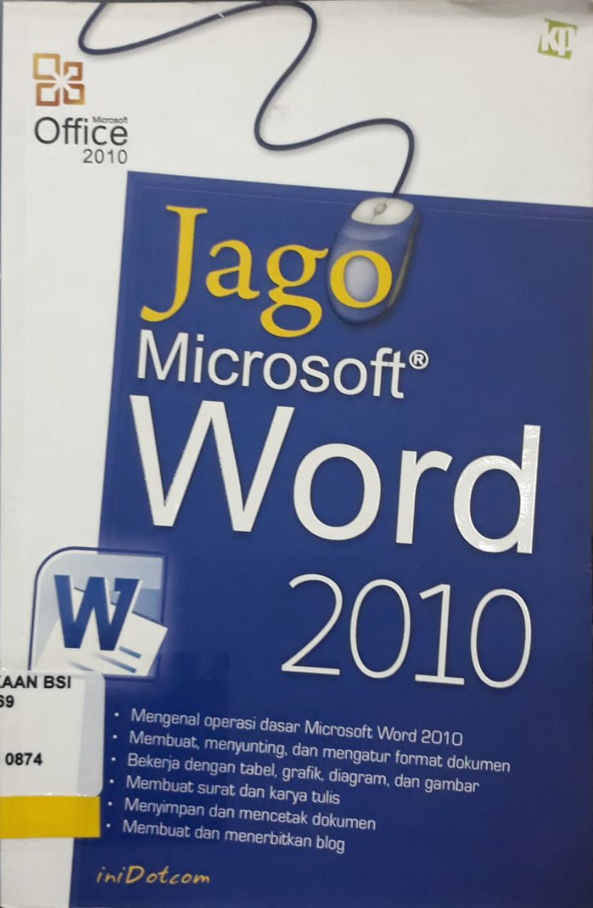 Jago microsoft word 2010