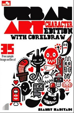 Urban art character edition with coreldraw