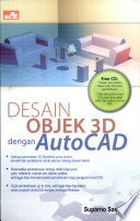 Desain objek 3D dengan autoCAD