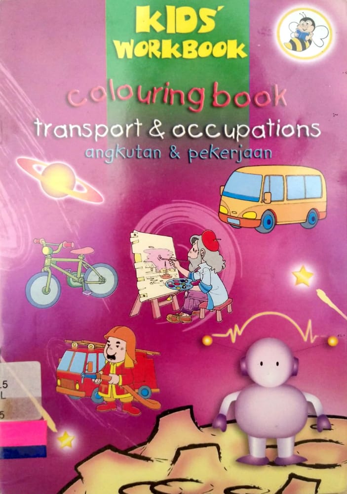 Colouring Book :  transport occupation (angkutan pekerjaan)