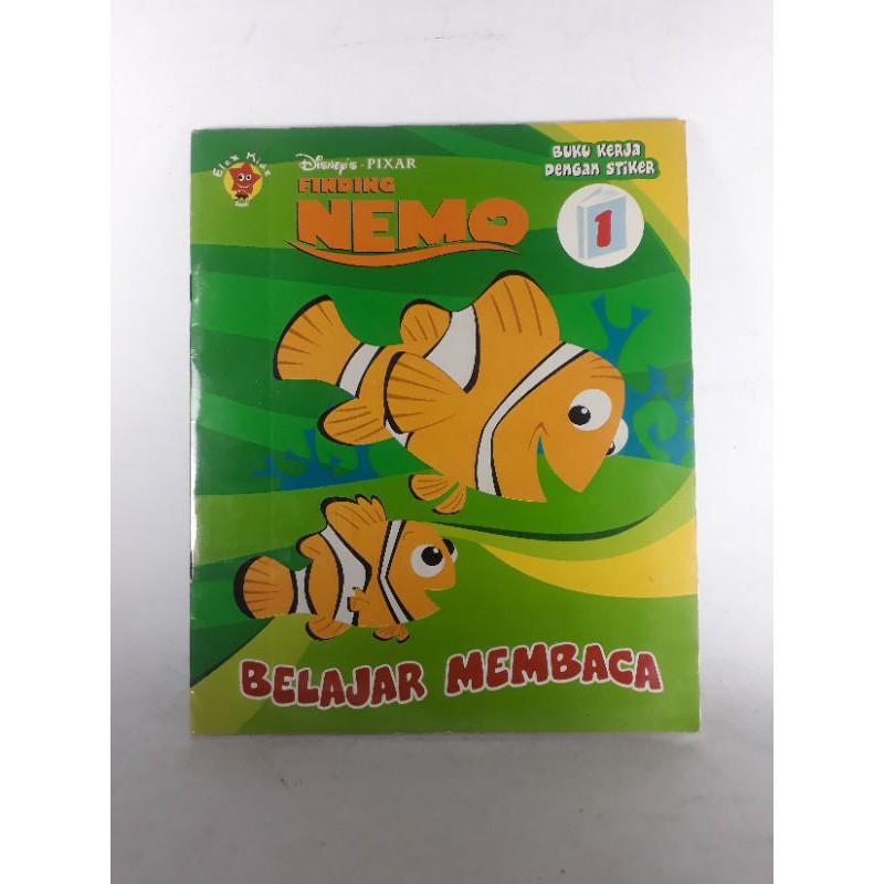 Buku kerja Finding Nemo :  belajar membaca 1