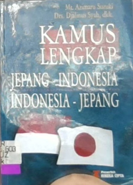 Kamus Lengkap Jepang-Indonesia Indonesia-Jepang