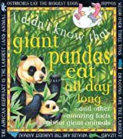 Aku baru tahu kalau :  panda raksasa makan sepanjang hari