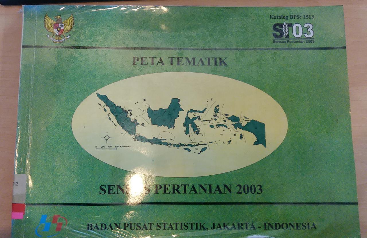 Peta tematik sensus pertanian 2003