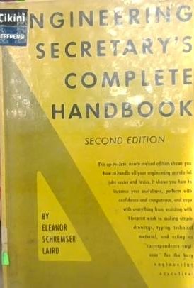 Engineering secretary's complete handbook second edition