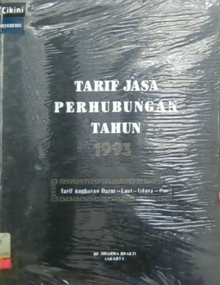 Tarif jasa perhubungan tahun 1993 :  tarif angkatan darat - laut - udara - pos