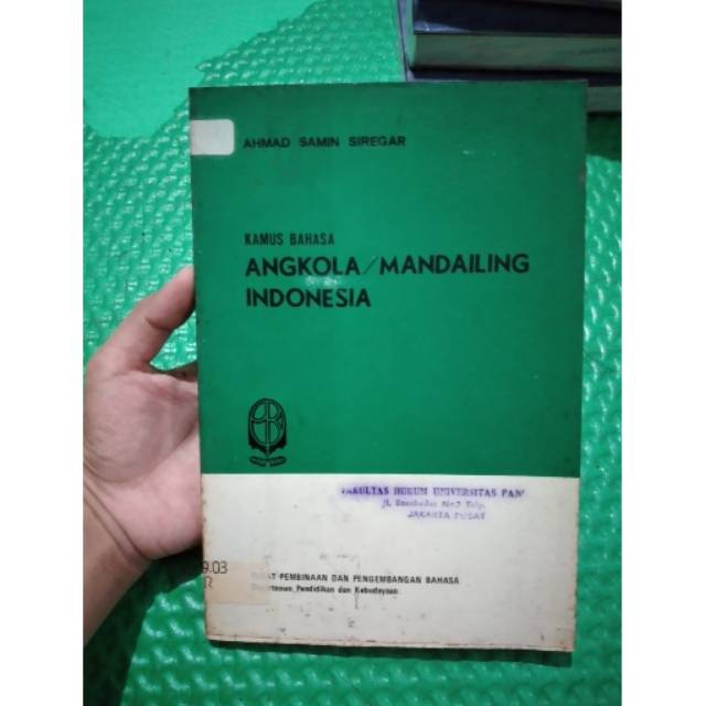 Kamus bahasa Angkola/Mandailing Indonesia