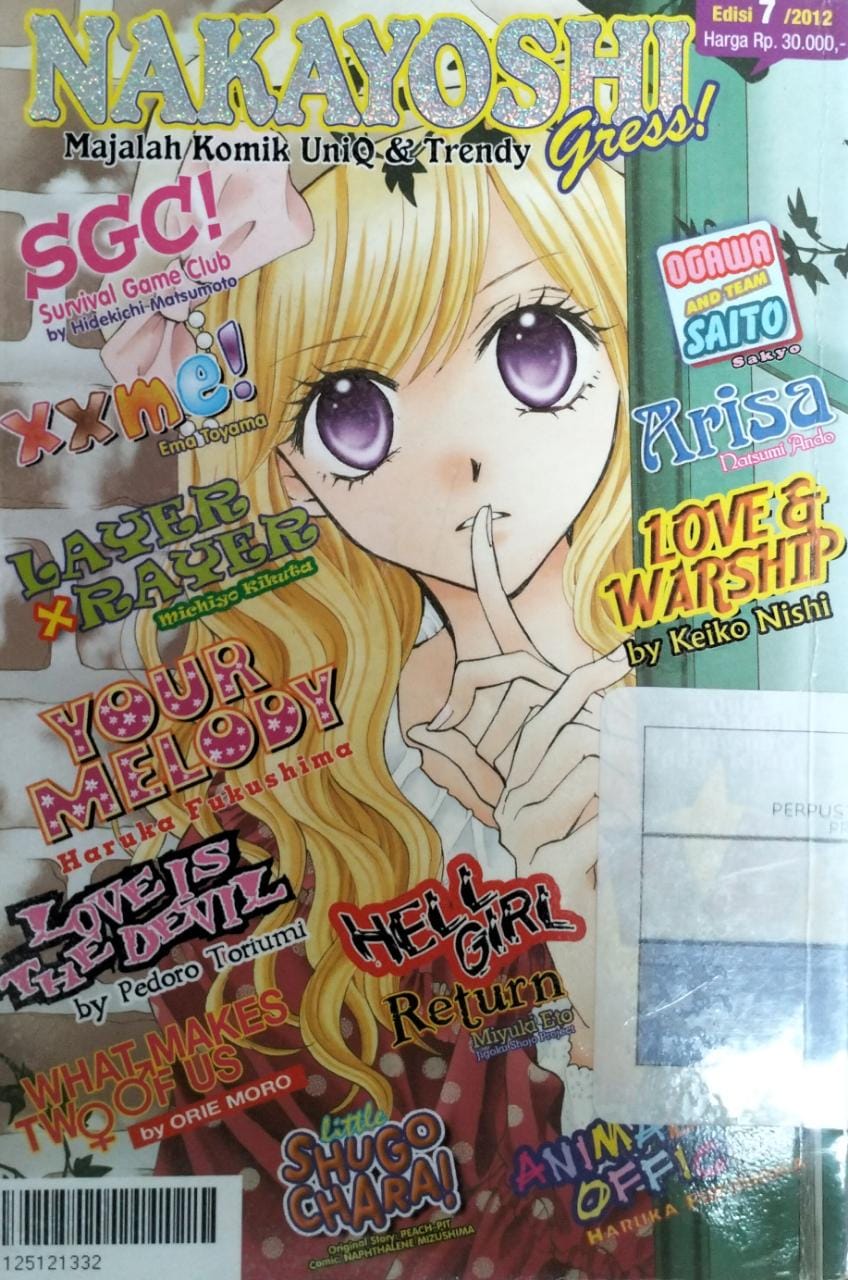 NAKAYOSHI edisi 7 :  majalah komik uniq & trendy gress!