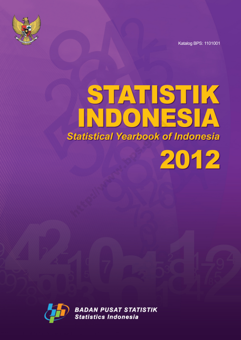 Statistik Indonesia :  Statistical yearbook of Indonesia 2012