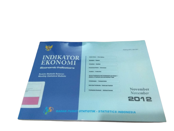 Indikator ekonomi : Buletin statistik bulanan :  November 2012