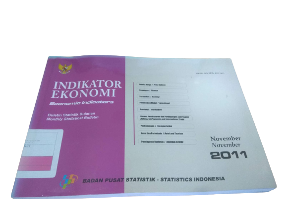 Indikator ekonomi : Buletin statistik bulanan :  November 2011