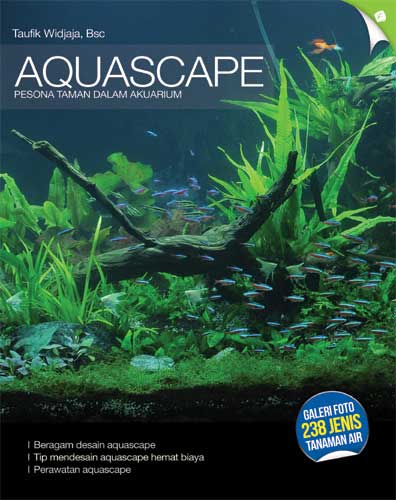 Aquascape :  pesona taman dalam akuarium