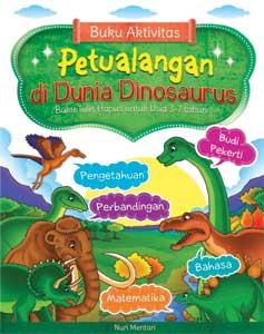 Buku aktivitas :  Petualangan di dunia dinosaurus