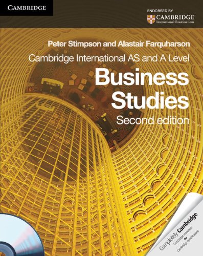 Cambridge international as and a level business studies