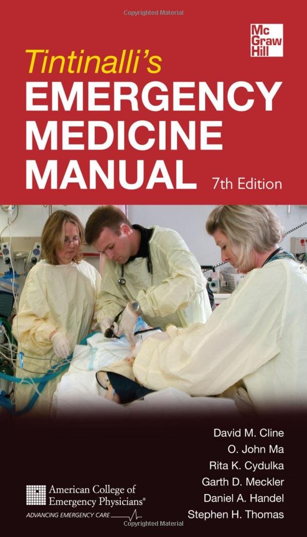 Tintinalli's emergency medicine manual 7th edition