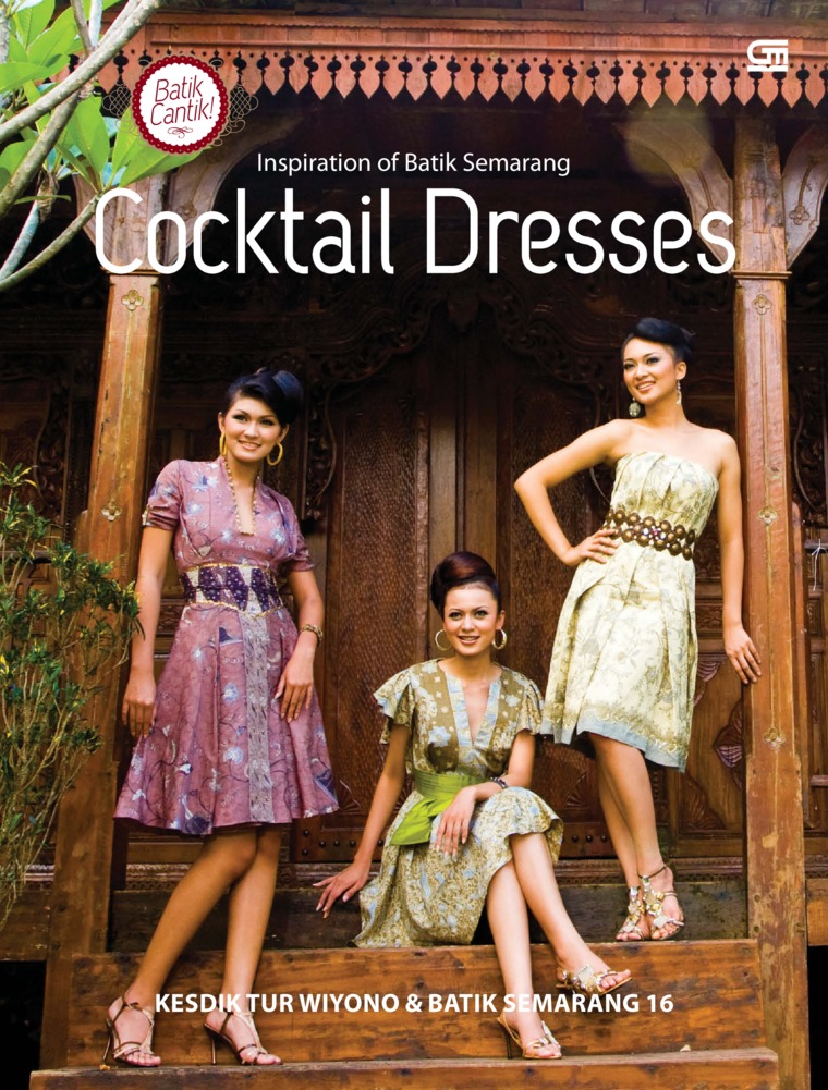 Inspiration of batik Semarang :  cooktail dresses