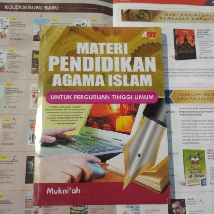 Materi pendidikan agama Islam untuk perguruan tinggi umum