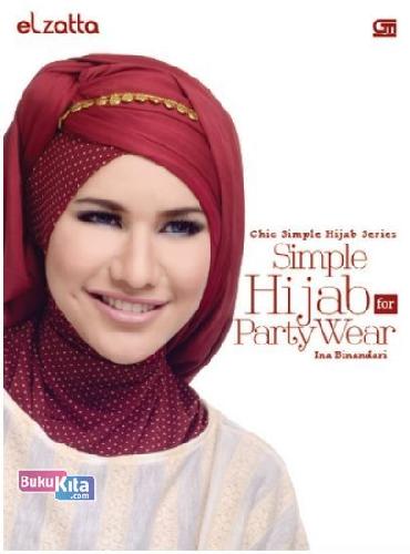 Chic simple hijab series :  simple hijab for party wear