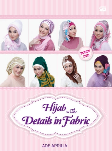 Hijab with details in fabric