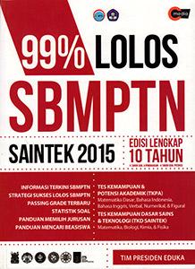 99% lolos SBMPTN saintek 2015 edisi lengkap 10 tahun