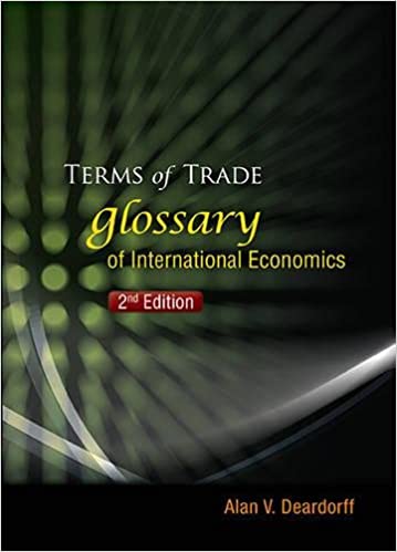 Terms of trade :  glossary of international economics