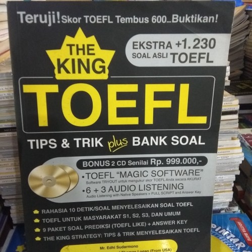 The king TOEFL : tips & trik plus bank soal