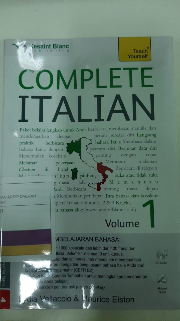 Complete italian volume 1