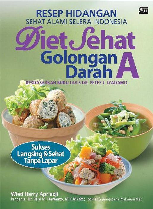 Resep hidangan sehat alami selera Indonesia :  Diet sehat golongan darah A