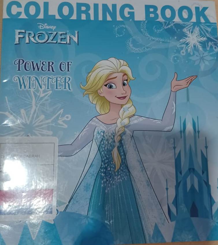 Coloring book :  disney frozen power or winter