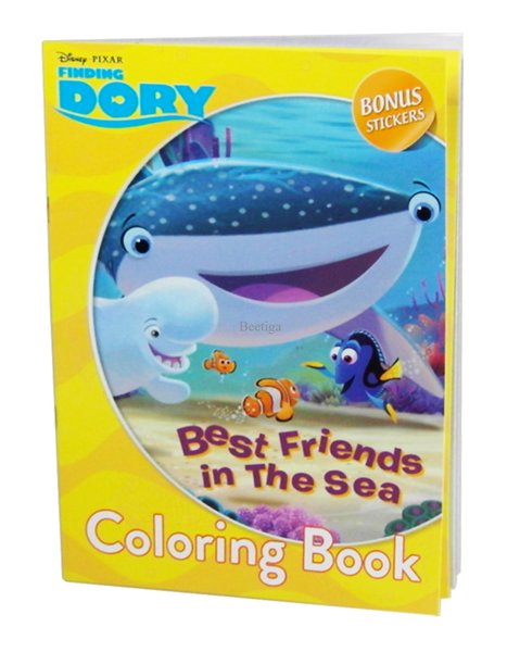 Coloring Book :  Best Friends In The Sea - Finding Dory