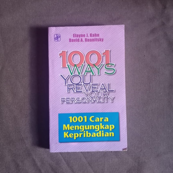 1001 Ways You Reveval Your Personality