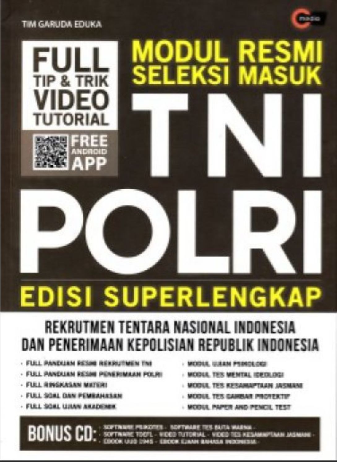 Modul Resmi Seleksi Masuk TNI-POLRI :  Edisi Superlengkap