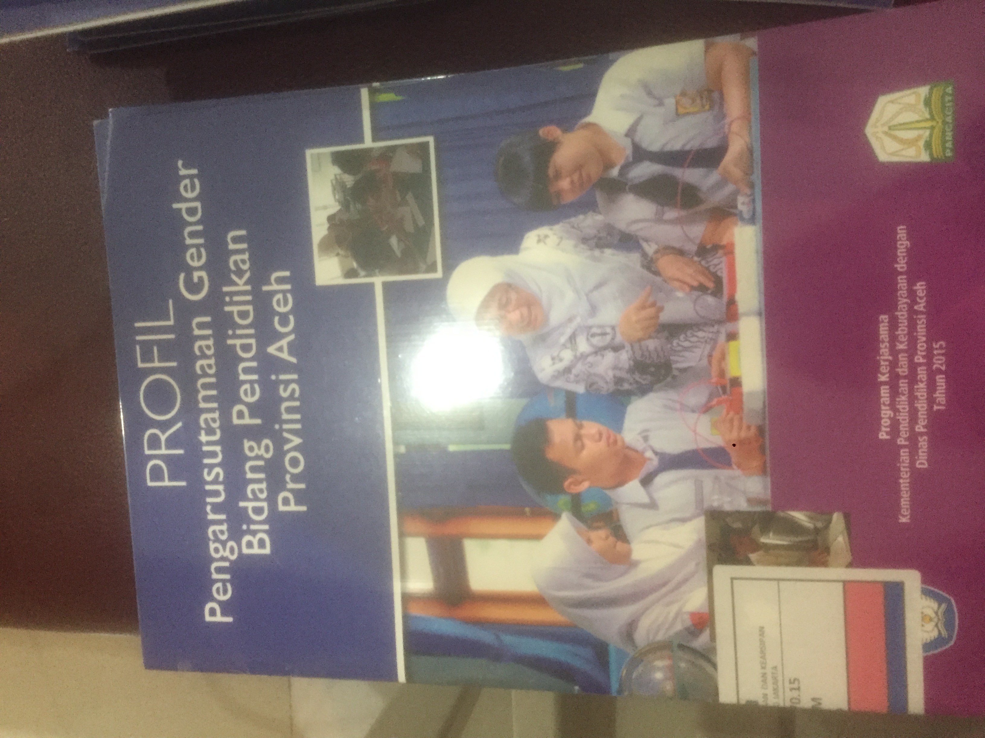 Profil Pengarusutamaan Gender Bidang Pendidikan Provinsi Aceh