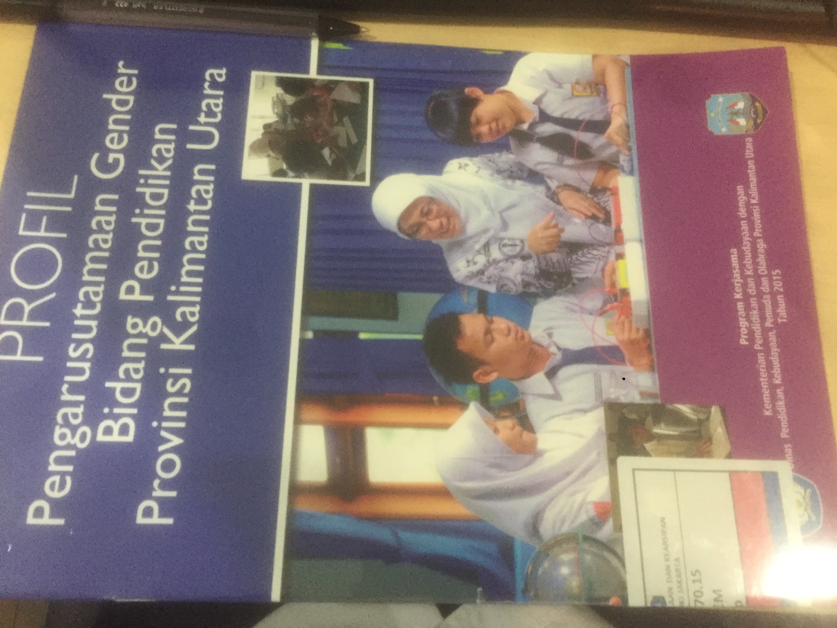 Profil Pengarusutamaan Gender Bidang Pendidikan Provinsi Kalimantan Utara