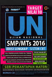 Target Nilai 10 UN SMP/MTs 2016 Edisi Lengkap Sistem CBT